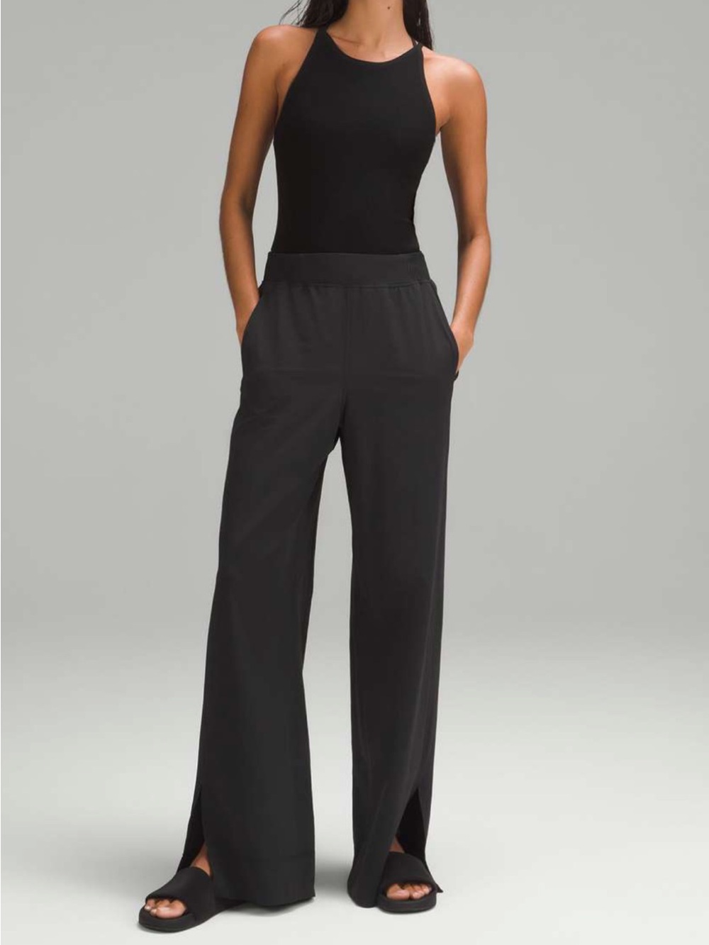 Lululemon Stretch Woven Wide Leg High Rise Pant